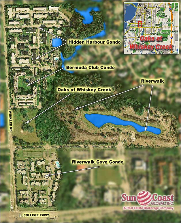 Oaks At Whiskey Creek Overhead Map